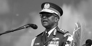 Chief of Defence Forces, General Francis Omondi Ogolla