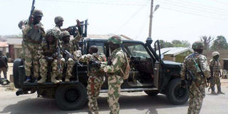 Nigerian army soldiers